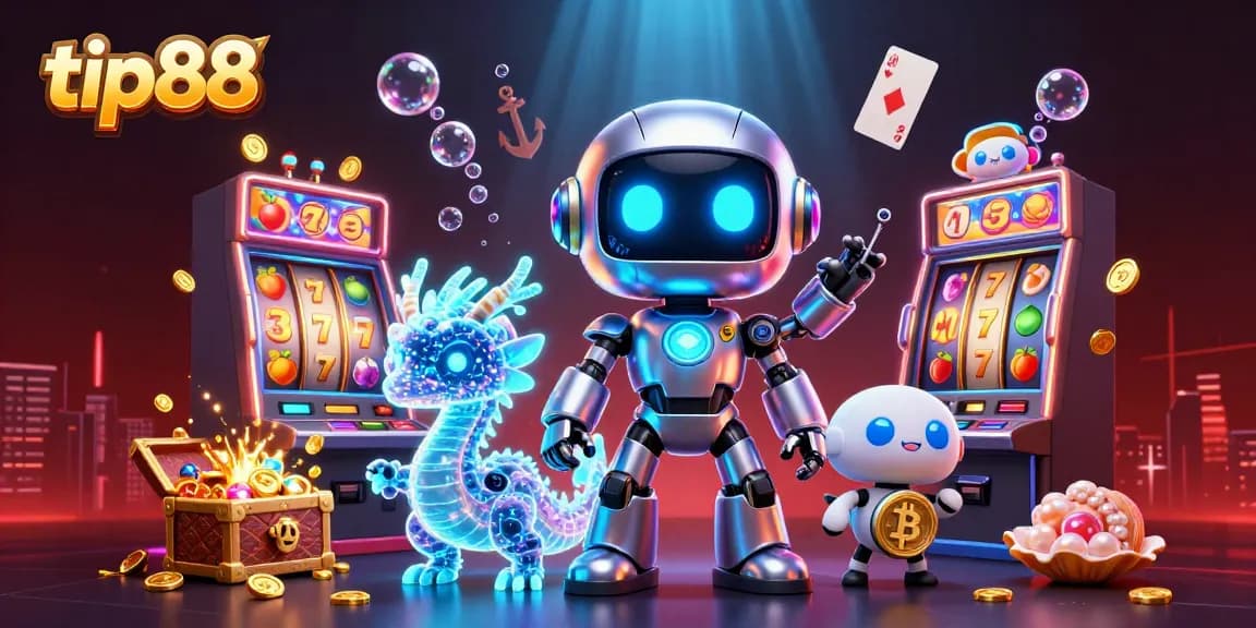 Experience thrilling gameplay at tip88 with vibrant slot machines and exciting casino elements.