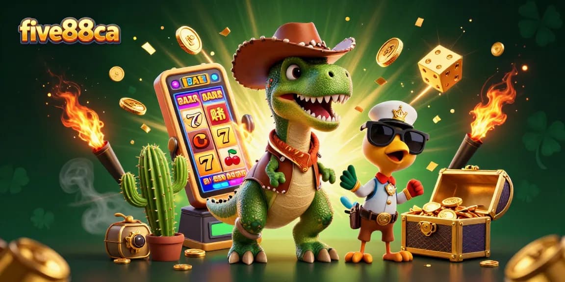 Engage in exciting play at five88ca with lively slot machines and fun cartoon characters.