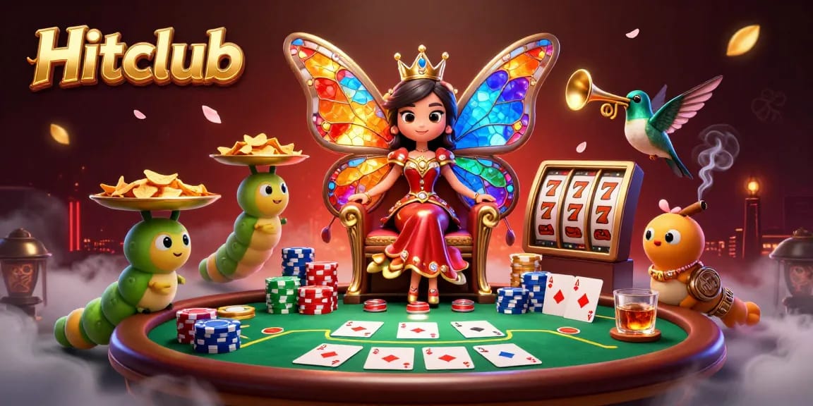 Experience the vibrant world of Hitclub with an engaging casino scene filled with colorful elements.