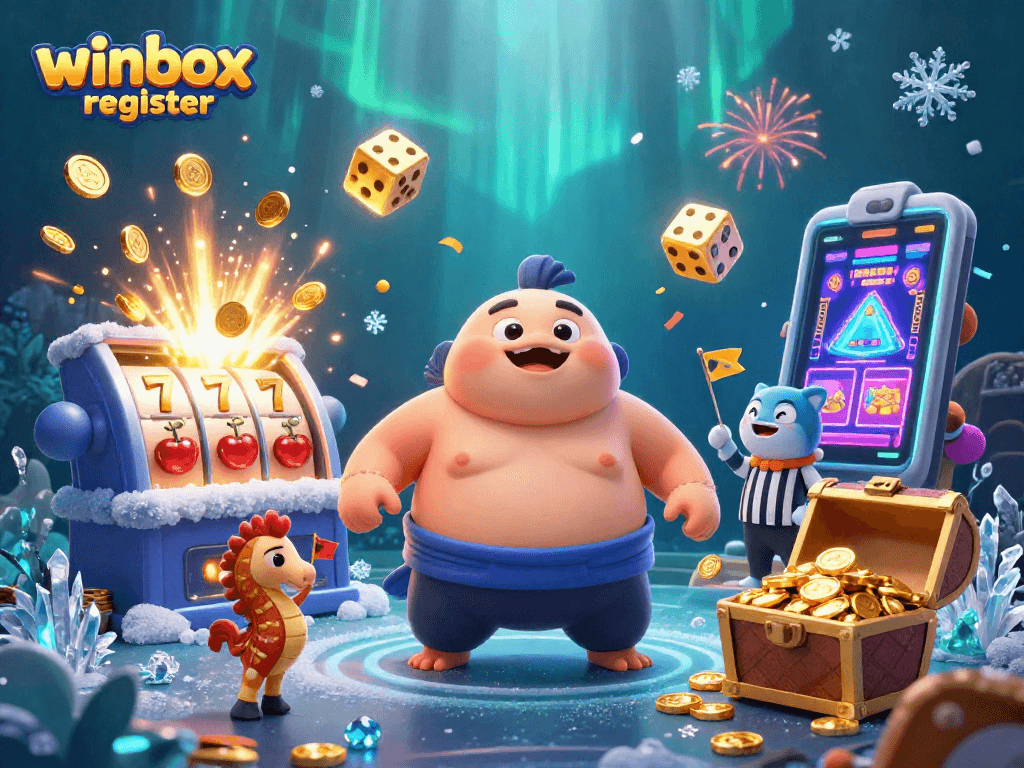 Engage with the winbox register experience featuring animated casino elements in a vibrant underwater scene.