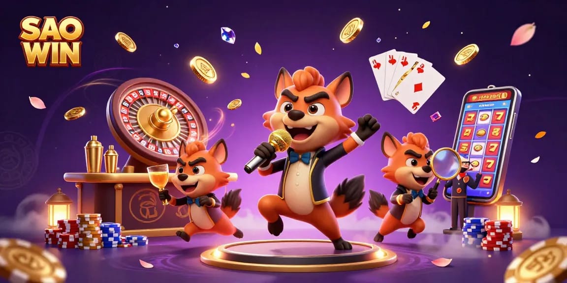 Experience SAO WIN's thrilling casino atmosphere with captivating characters and dynamic game elements.