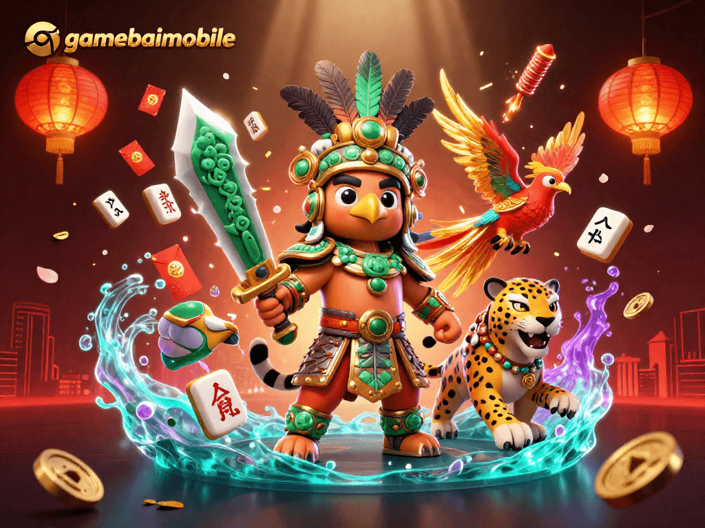 Experience the excitement of gamebaimobile in a vibrant 3D casino atmosphere.