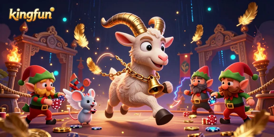 Experience thrilling gameplay at kingfun with a festive, spooky casino atmosphere filled with action.