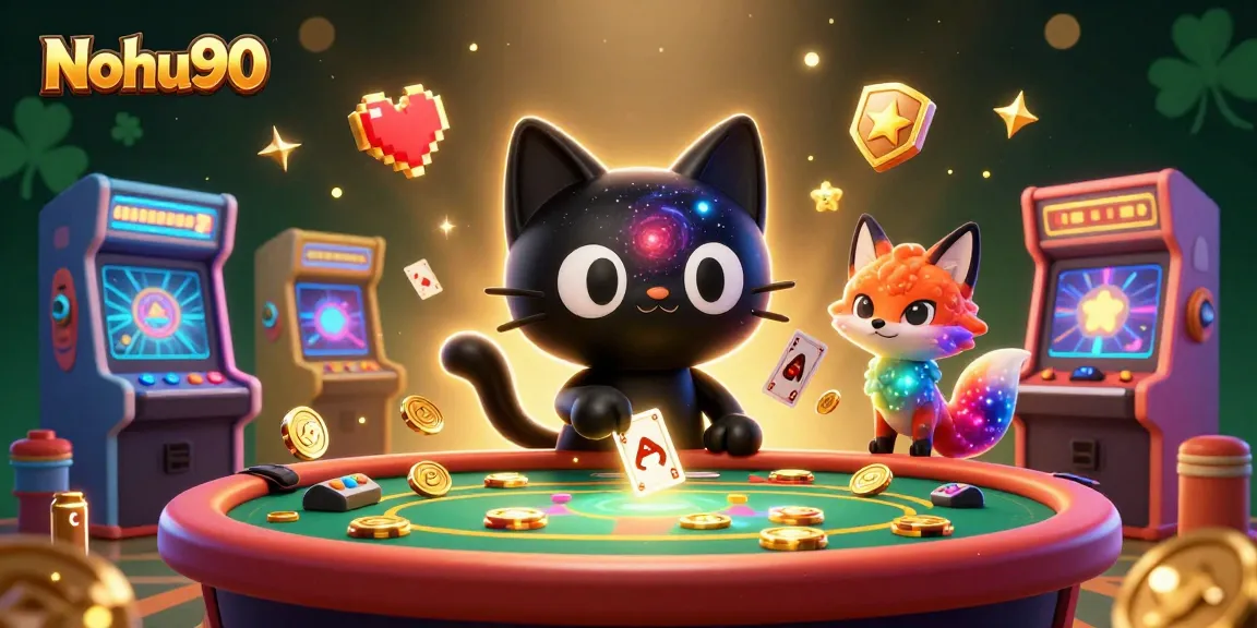 Nohu90 captivates gamblers at a cosmic casino, attracting attention with vibrant games and winning opportunities.