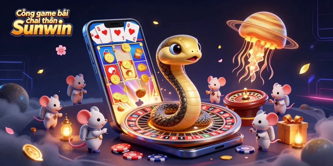 Experience the excitement of Cổng game bài đổi thưởng Sunwin with vibrant 3D games and betting action.