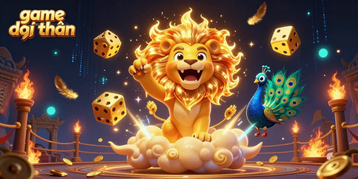 Experience the excitement of game đổi thưởng with vibrant characters and casino elements in this dynamic illustration.