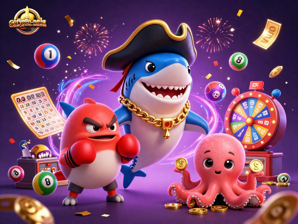 Experience the thrill of cotyphu-nohu while playing with animated characters, vibrant prizes, and a magical atmosphere.