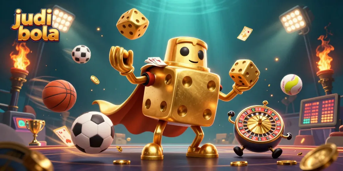 Win big with judi bola in this dynamic 3D casino scene full of sports action.