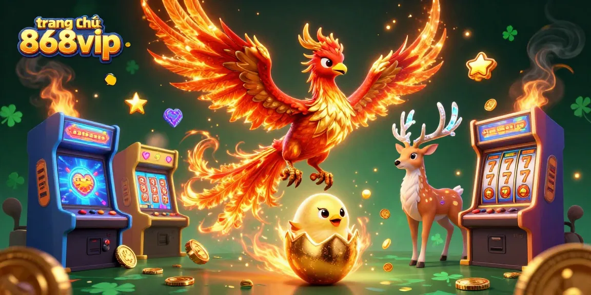 Engage in thrilling gaming adventures at trang chủ 868vip with vibrant phoenix characters and dynamic casino elements!