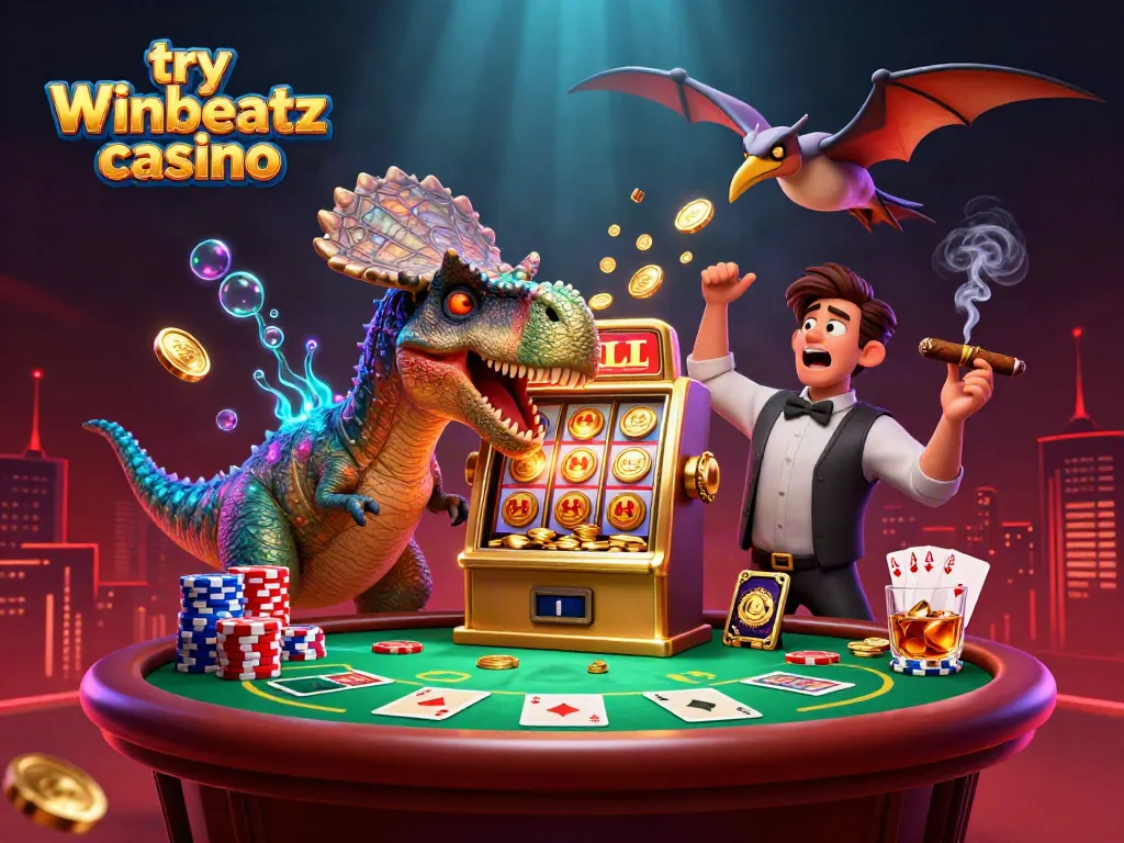 Immerse yourself in the thrill with try Winbeatz casino as dinosaurs energize the jackpot scene!