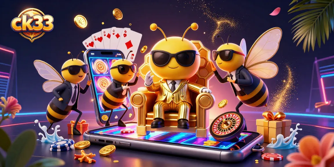 Experience thrilling ck33 action with a bumblebee mob boss and dazzling slot games in a vibrant casino