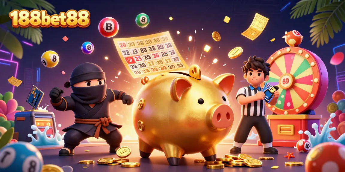Engage with 188bet88's dynamic online casino experience featuring vibrant characters and exciting gaming elements.