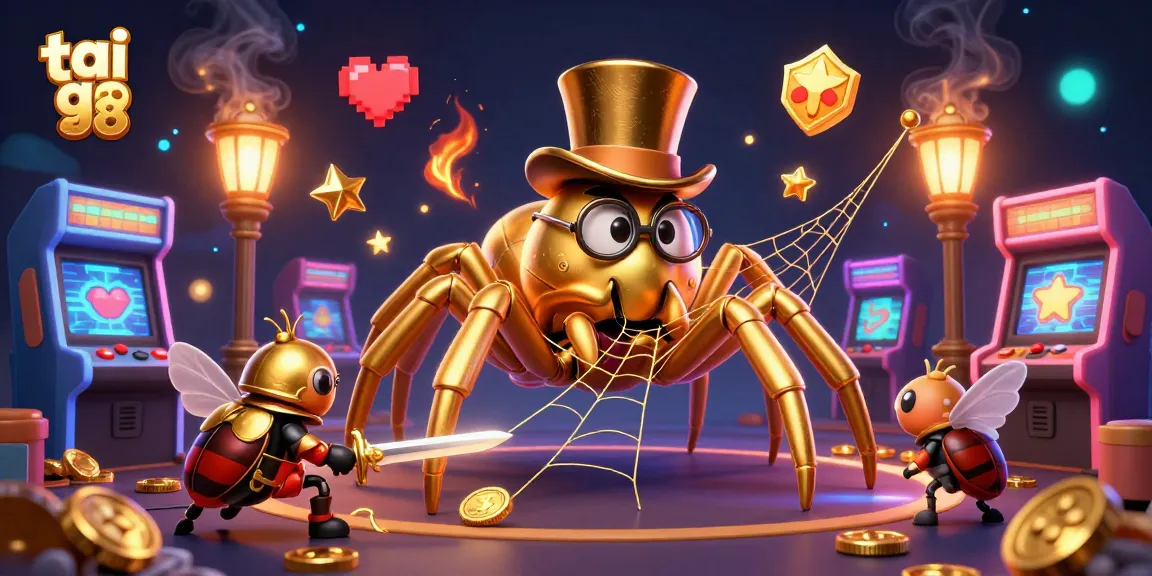 Experience excitement with tai go 88, featuring a brave beetle knight in a colorful casino atmosphere.