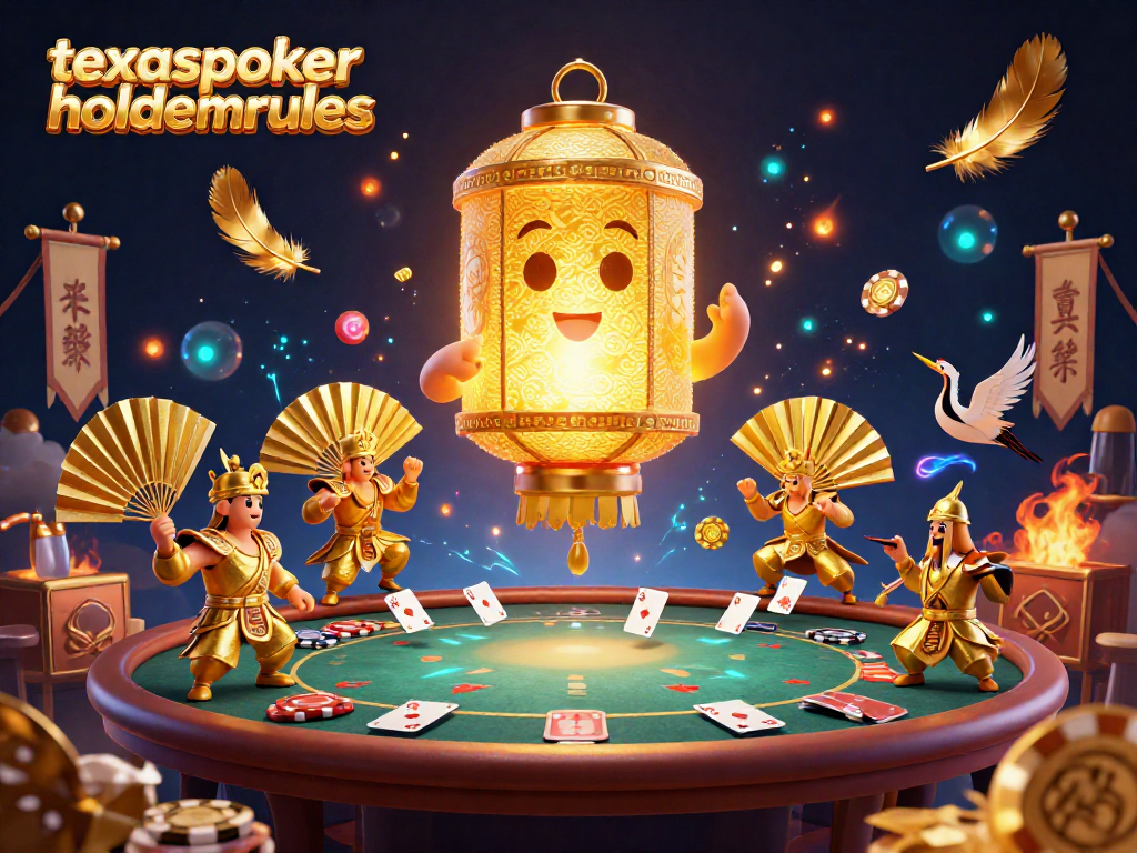 Experience intense poker action with texaspokerholdemrules in this vibrant 3D illustration featuring dynamic characters and rich casino elements.