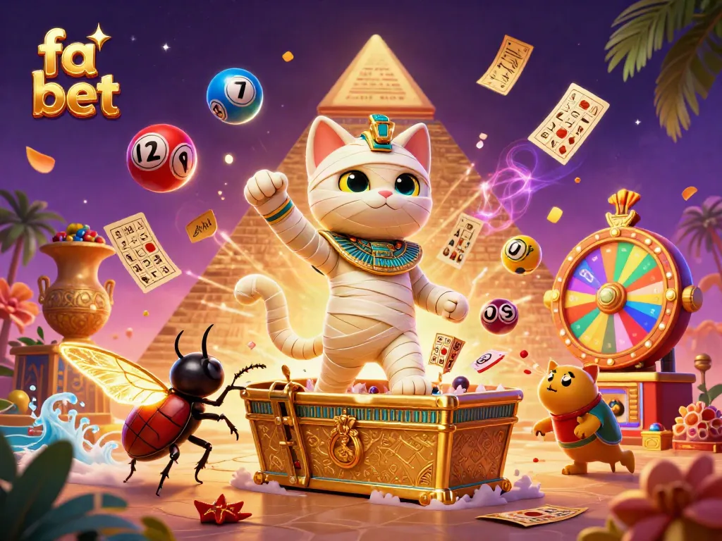 Play and win big with fa bet at the vibrant pyramid casino featuring exciting lottery elements.
