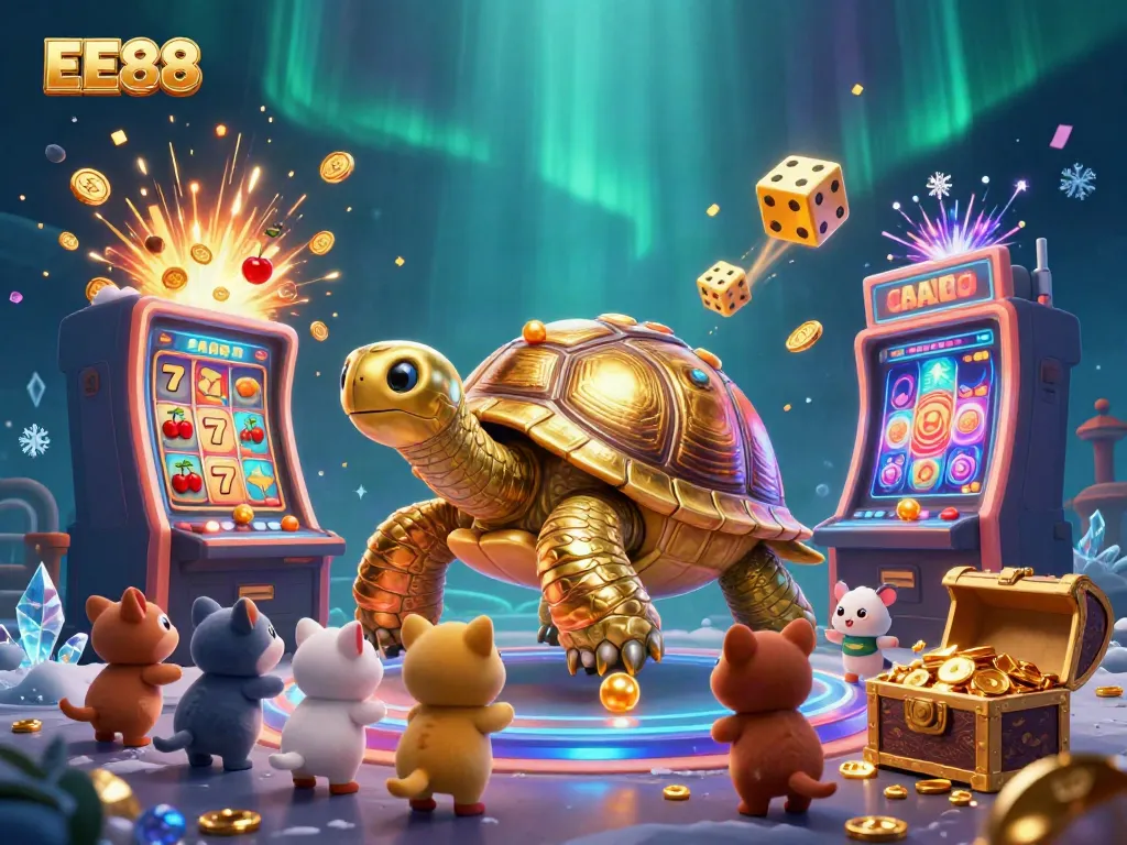 Experience the fun of EE88 with dynamic casino games and whimsical characters in action!