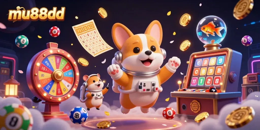 Experience winning thrills at mu88dd with vibrant casino-themed characters in action!