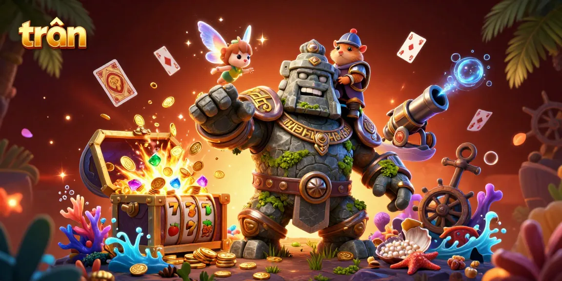 Experience winning moments with trần: An enchanting scene of a casino adventure.