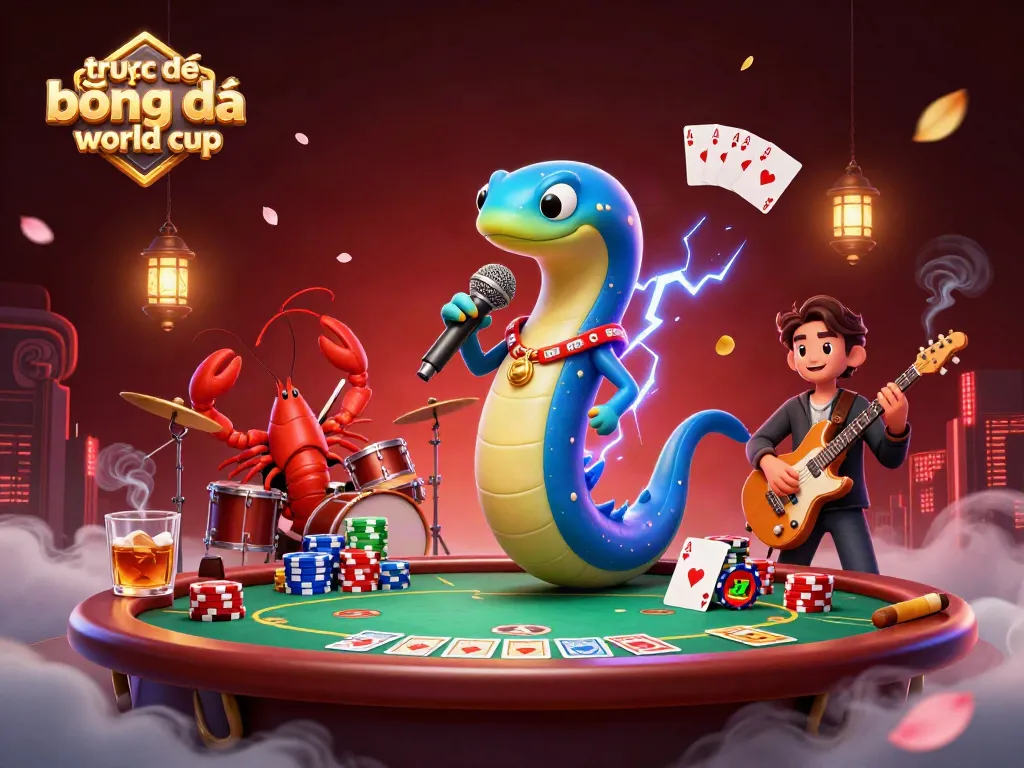 Experience the excitement of trực tiếp bóng đá world cup with vibrant underwater casino graphics.