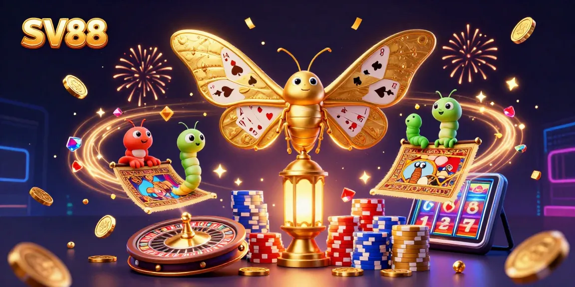 SV88 players spinning a dynamic roulette wheel amidst a vibrant casino scene.