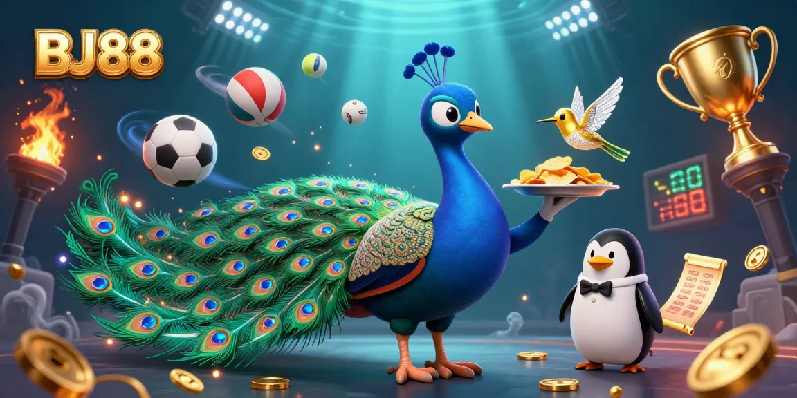 Bet on exciting sports games at BJ88 with dynamic elements showcasing rich casino atmosphere.