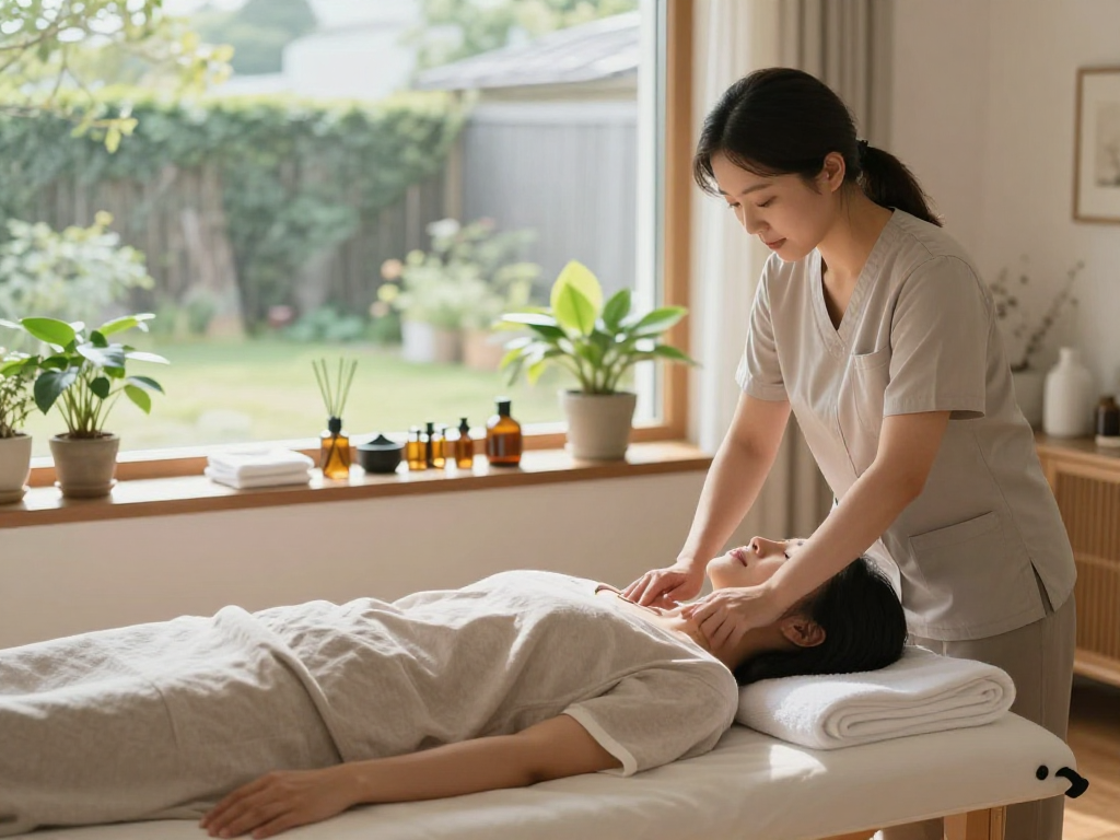 Experience premium 성동구출장마사지 with skilled therapists in a relaxing home setting.