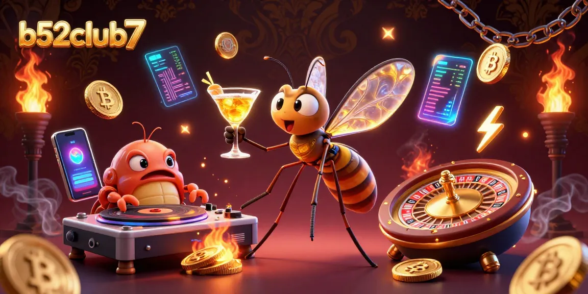 Win big at b52club7 with this vibrant casino scene showcasing unique gaming elements.