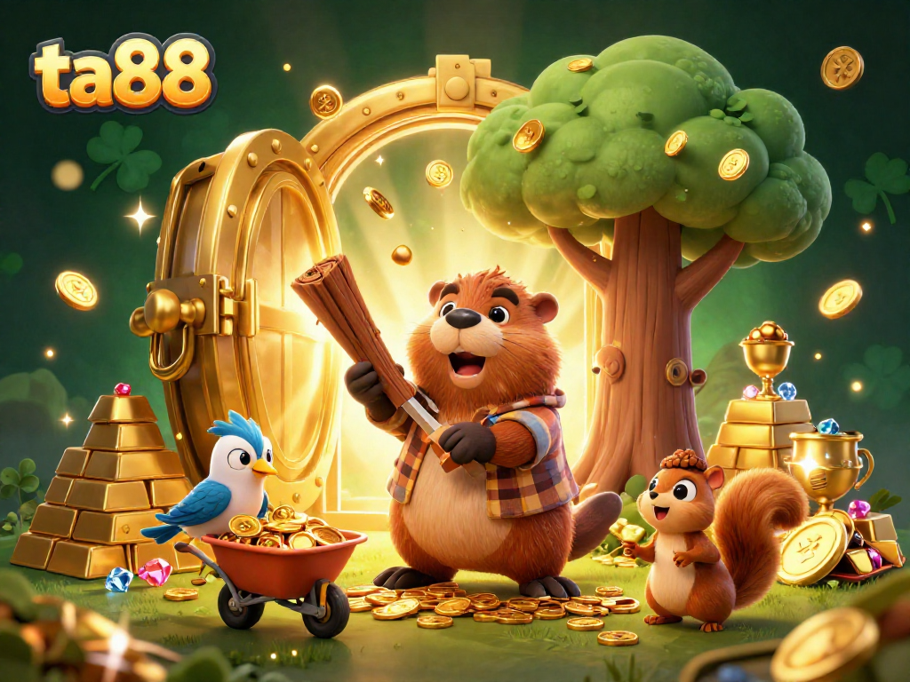 Experience the excitement of ta88 with vibrant 3D characters and sparkling casino elements for an immersive adventure.
