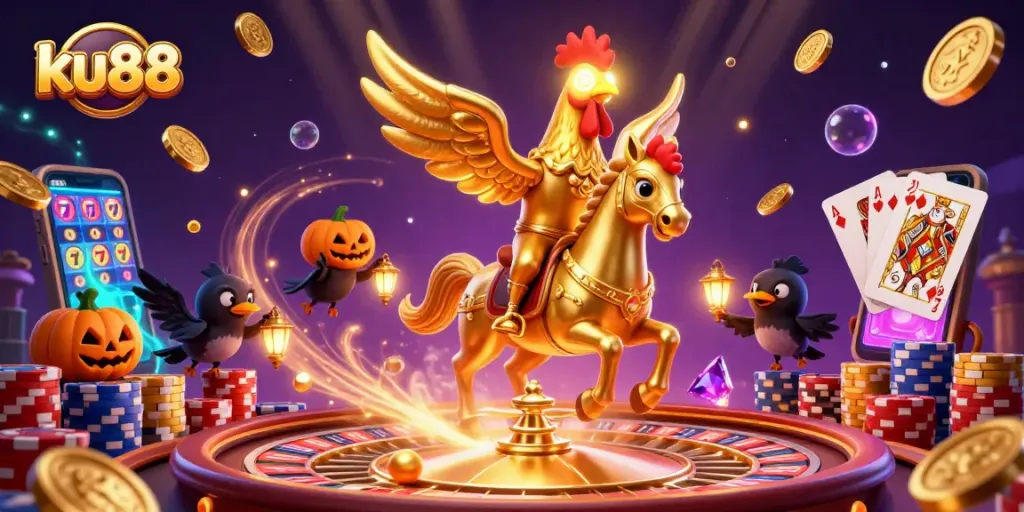 Experience thrilling wins at ku88 casino amidst a magical gaming atmosphere.