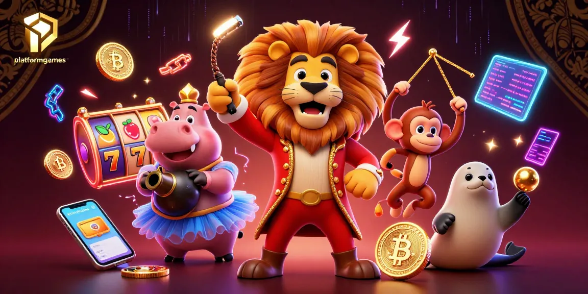 Engage in thrilling gameplay at platformgames featuring vibrant 3D characters and dynamic casino elements.