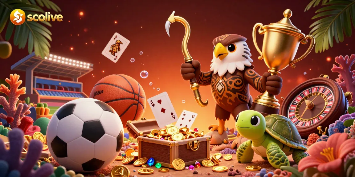 Experience socolive with exciting sports betting action, showcasing unique characters, vibrant visuals, and dynamic game elements.