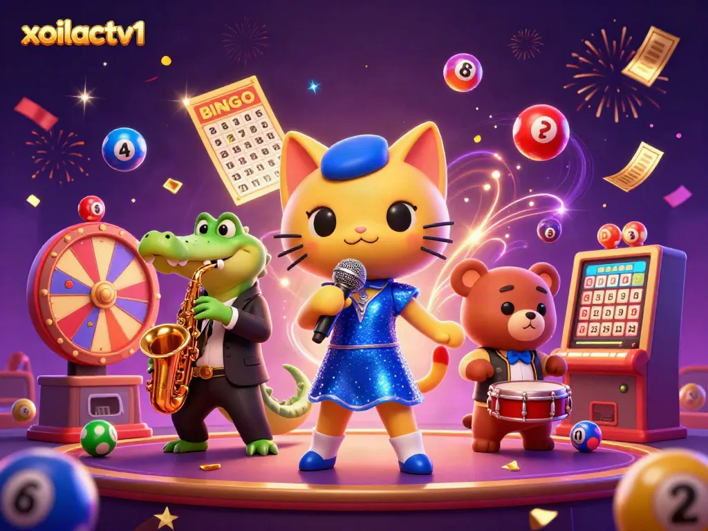 Experience excitement at xoilactv1 with a dazzling jazz performance in a vibrant casino atmosphere.