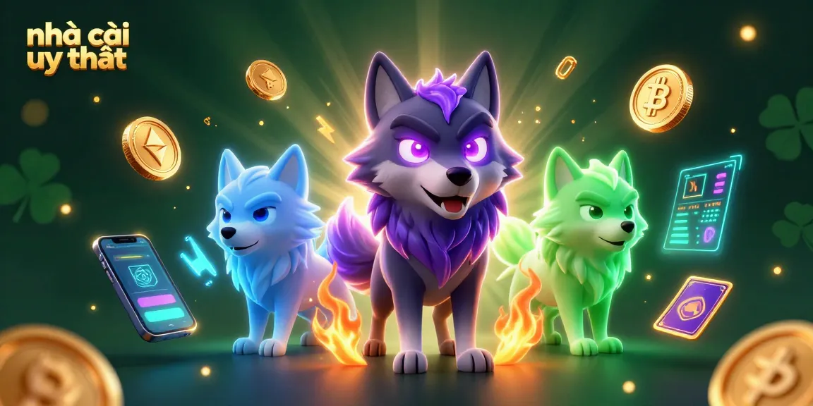 Experience trusted betting at nhà cái uy tín with captivating visuals and crypto elements.