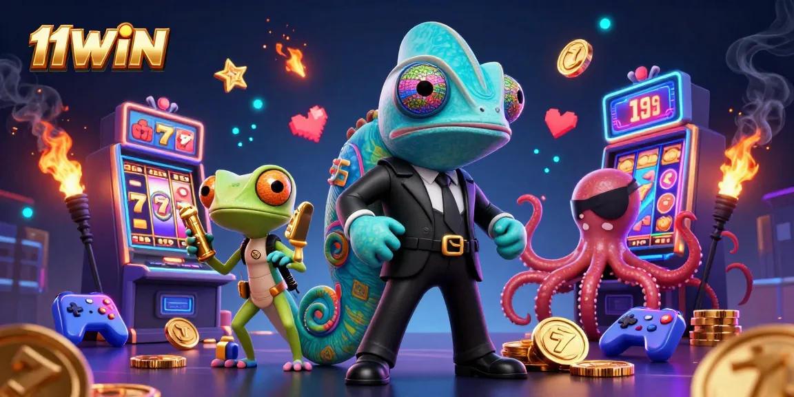 Spin to win big with 11WIN’s exciting casino adventures featuring slot machines and vibrant game elements.