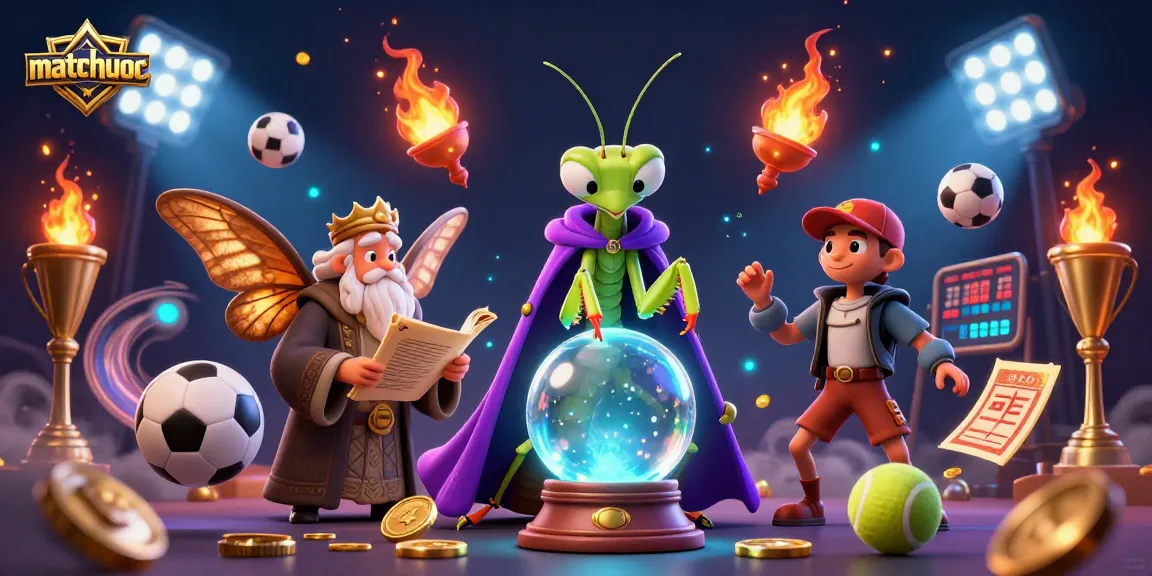 Engage with matchuoc sports betting insights through a vibrant 3D illustration showcasing fortune elements and dynamic action.